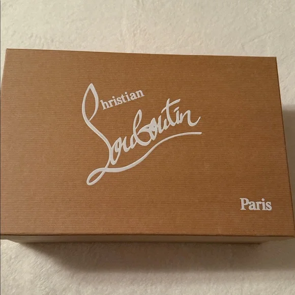Christian Louboutin Myriadiam 55 Black and Silver Studded Sandals